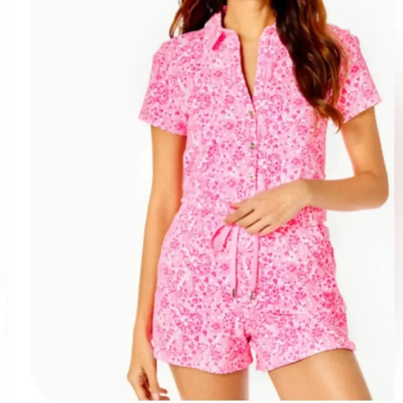 Lilly Pulitzer JORGIE ROMPER xs - Picture 1 of 15